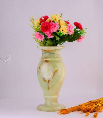onyx flower vase