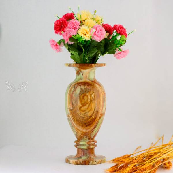 onyx flower vase