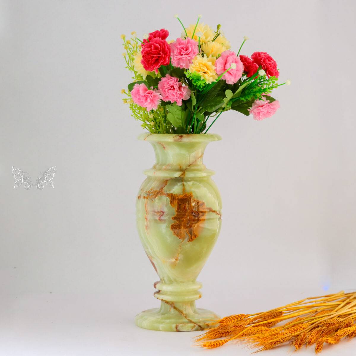 onyx flower vase