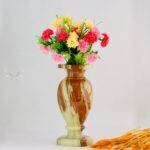 onyx flower vase