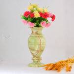 onyx flower vase
