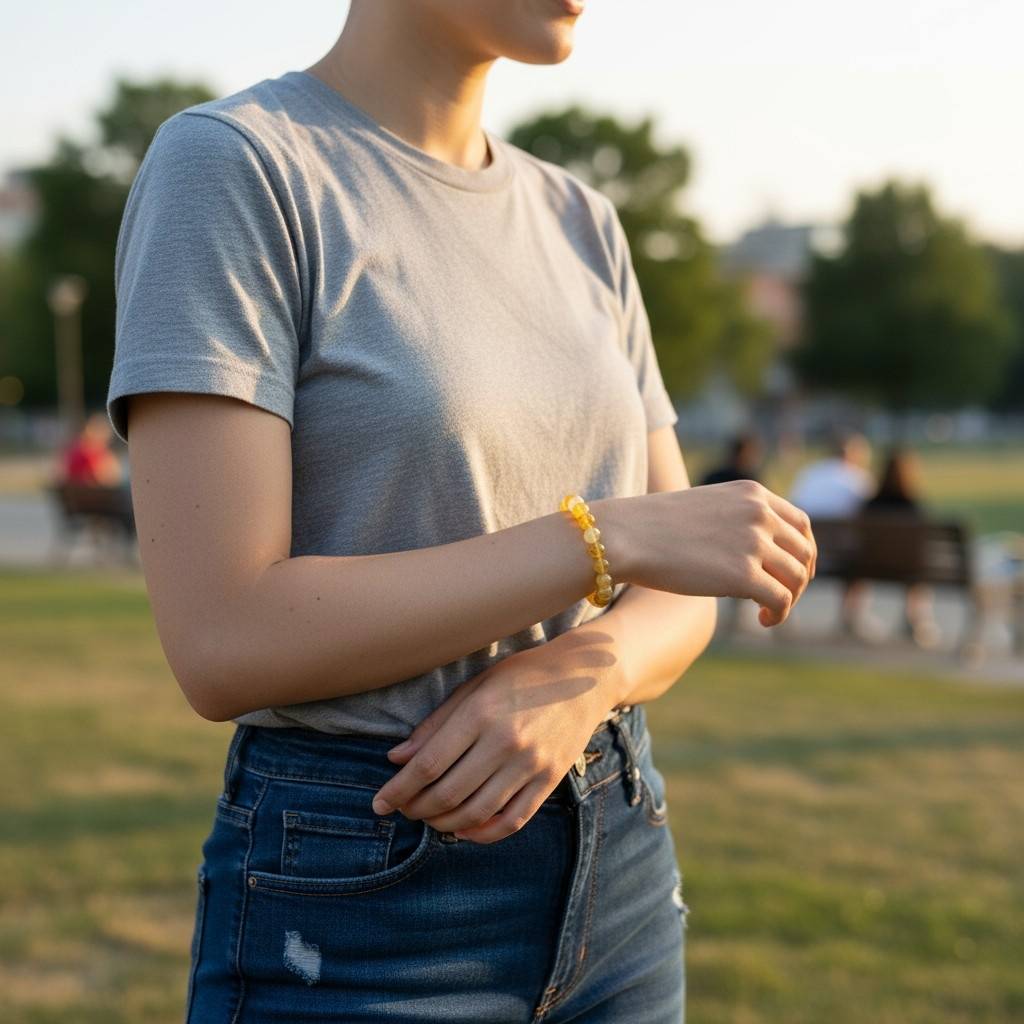 Healing bracelet citrine (1) Healing bracelet citrine 1