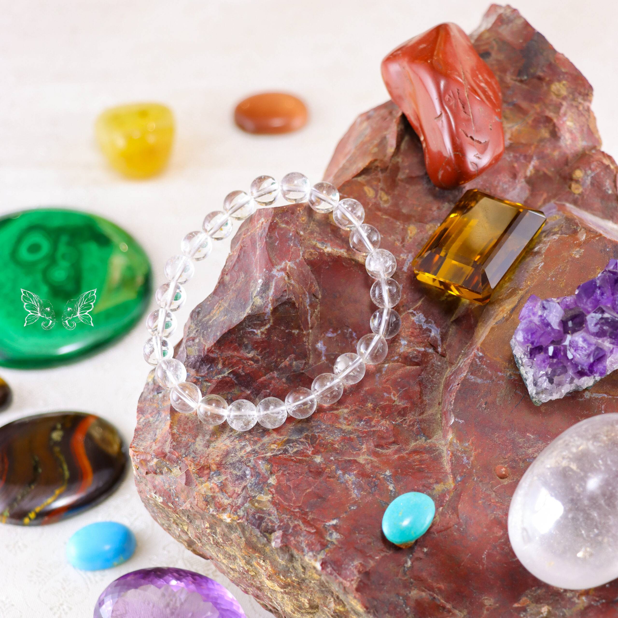 healing bracelets crystals (2) Sphatik Quartz Crystal