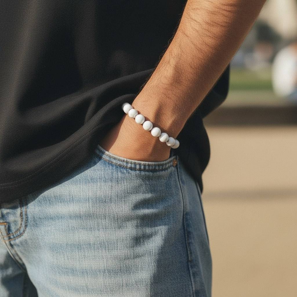 healing bracelets howlite (2) howlite