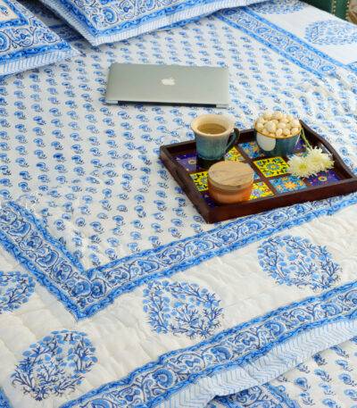 hand block print quilt