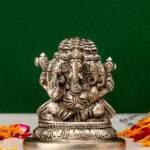 Brass Panchmukhi Ganesh