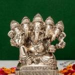 Brass Panchmukhi Ganesh
