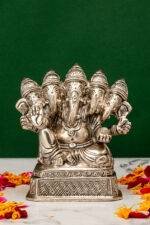 Brass Panchmukhi Ganesh