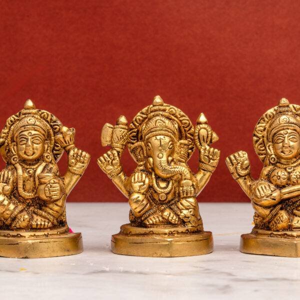 Ganesh Laxmi Saraswati Idols