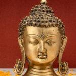 brass Buddha face