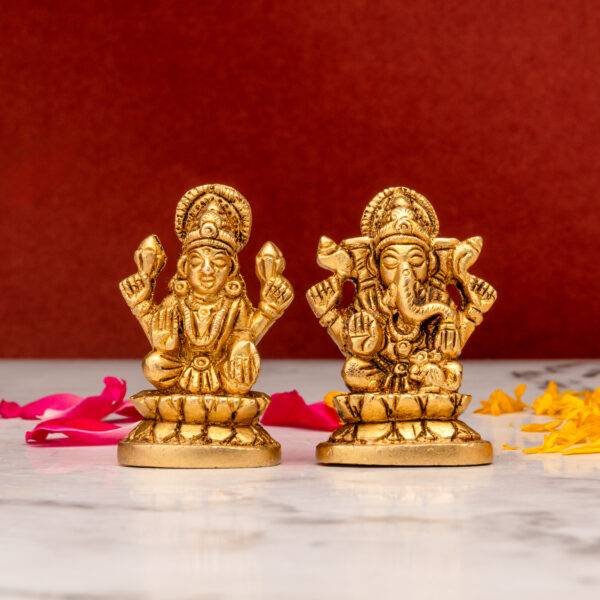 Brass Ganesh Laxmi