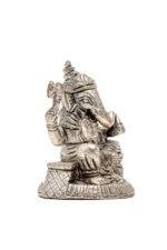 Brass Silver-Coated Superfine Ganesh Laxmi Idol- 2.75 Inches - Image 18