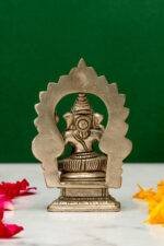 Brass Silver-Coated Superfine Ganesh Laxmi Idol- With Frame - 3.50 Inches - Image 19