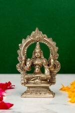 Brass Silver-Coated Superfine Ganesh Laxmi Idol- With Frame - 3.50 Inches - Image 18