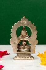 Brass Silver-Coated Superfine Ganesh Laxmi Idol- With Frame - 3.50 Inches - Image 15