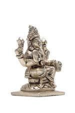 Brass Silver-Coated Superfine Ganesh Laxmi Idol- 3.15 Inches - Image 14