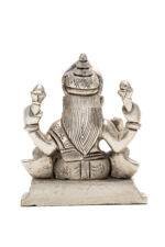 Brass Silver-Coated Superfine Ganesh Laxmi Idol- 3.50 Inches - Image 12