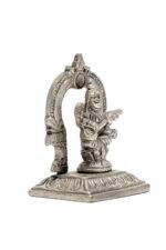 Brass Silver Coated Ganesh Laxmi Saraswati Idols - With Frame - 2.35 Inch - Image 17