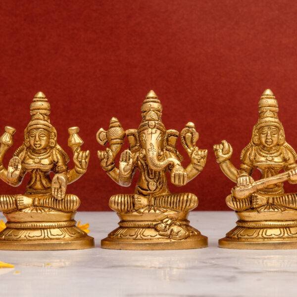 Ganesh Laxmi Saraswati Idols
