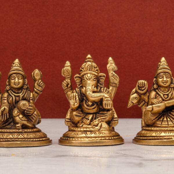 Ganesh Laxmi Saraswati Idols