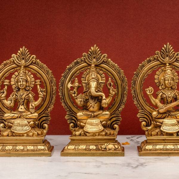 Ganesh Laxmi Saraswati Idols