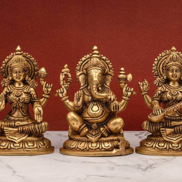 Ganesh Laxmi Saraswati Idols
