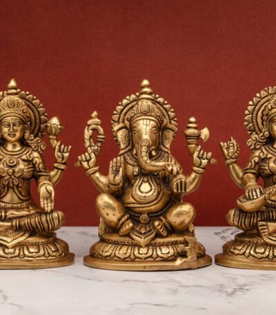 Ganesh Laxmi Saraswati Idols