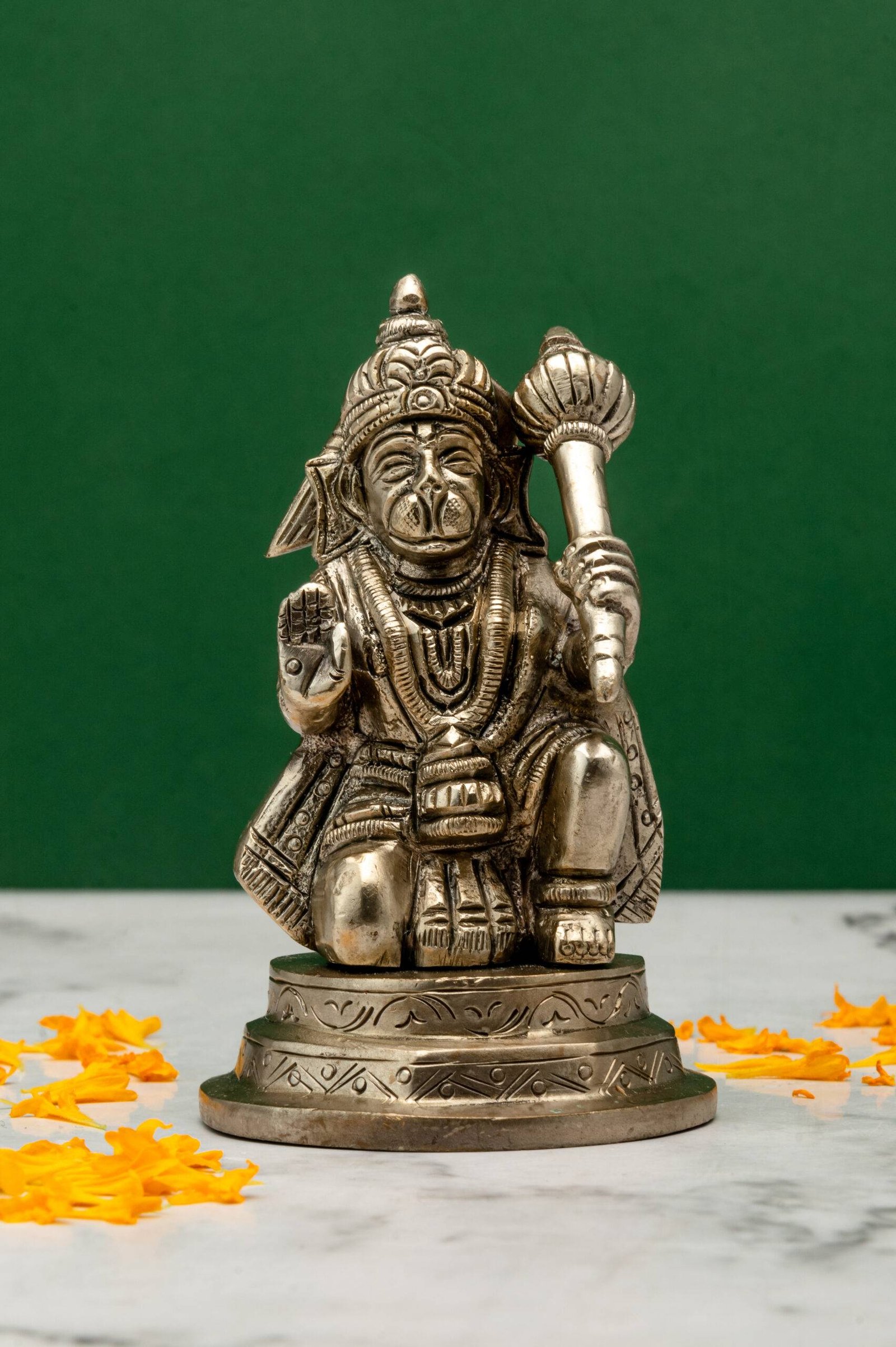 brass Hanuman 414 (8) Hanuman Idol