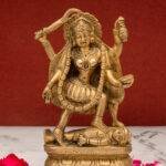 Brass Kaali Maa Idol - 6 Inch