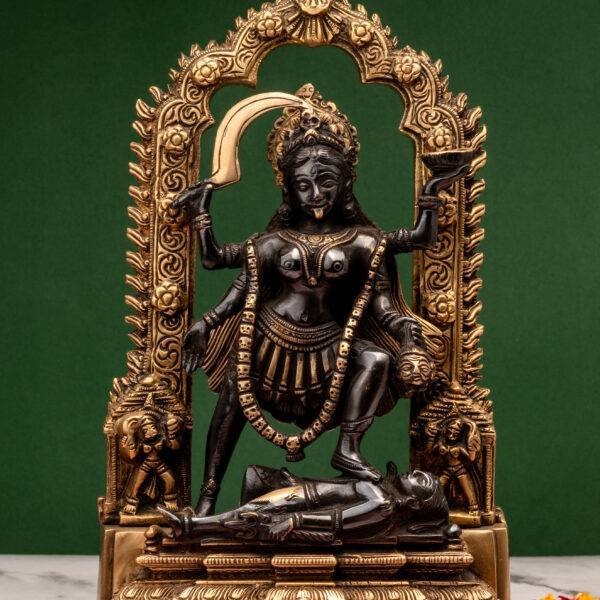 brass Kali idol