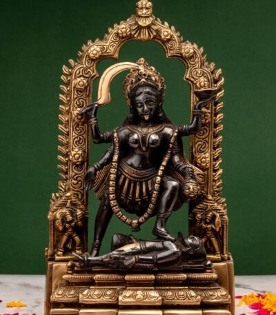 brass Kali idol