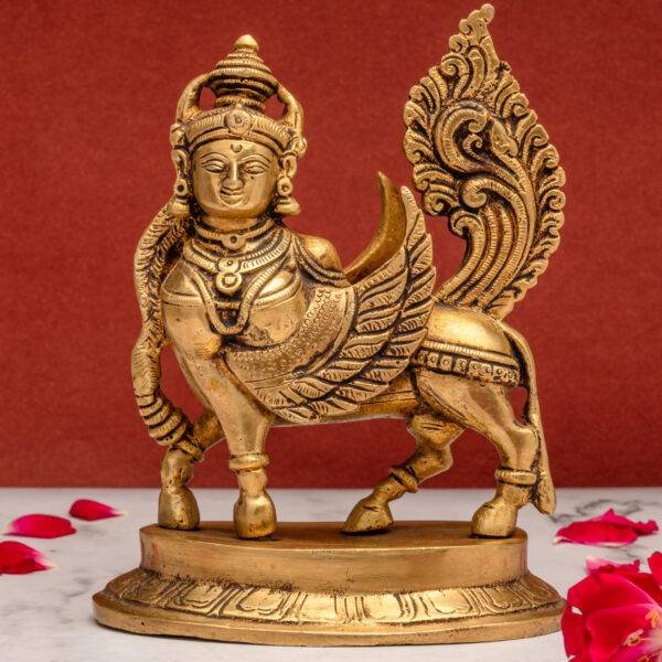 brass Kamdenu Cow