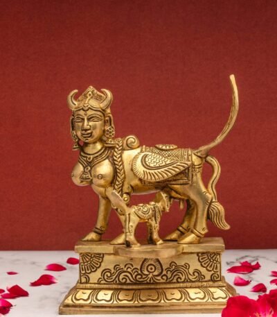 brass Kamdenu Cow
