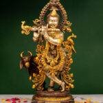 brass Krishna Idol