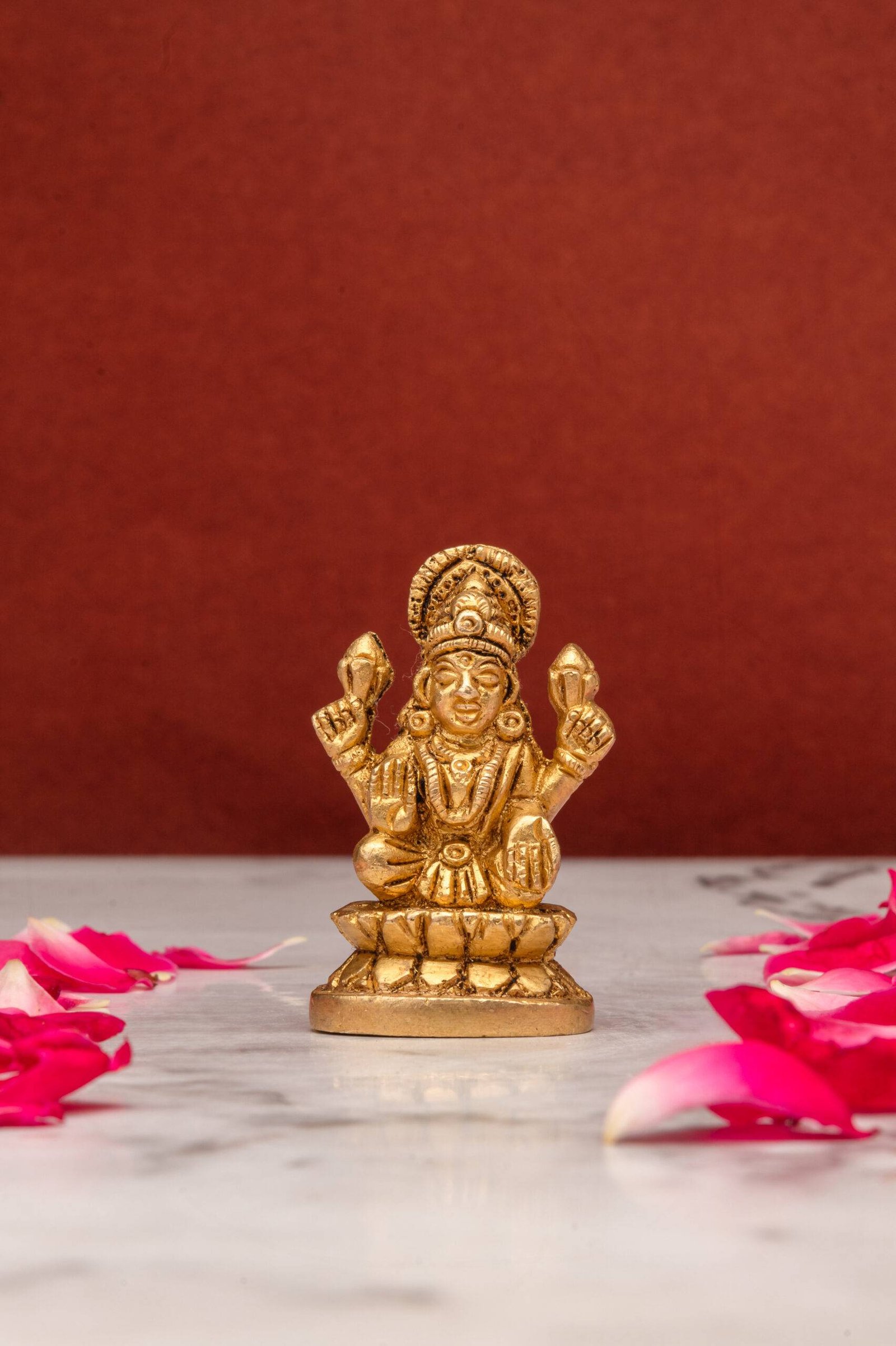 brass Laxmi 339 (6) Laxmi Mata Idol