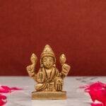 Brass Laxmi Mata Idol - Miniature - 2 Inch