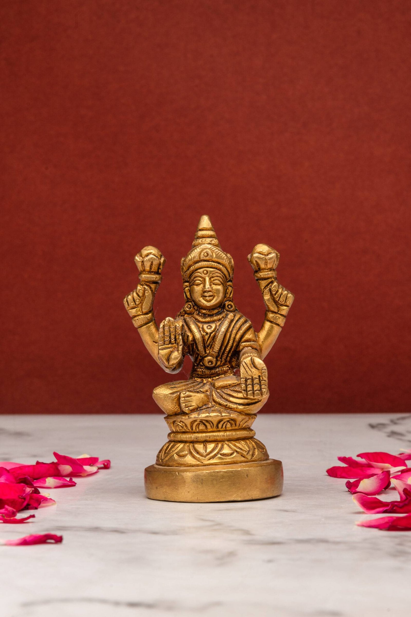 brass Laxmi 349 (8) Laxmi Mata Idol