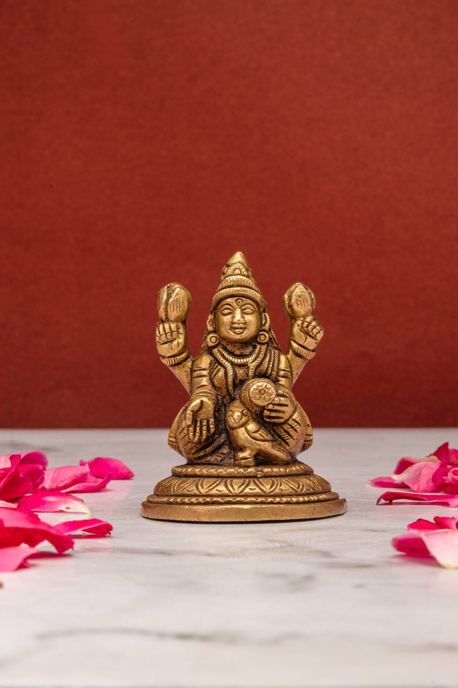 brass Laxmi 351 (6) Laxmi Mata Idol