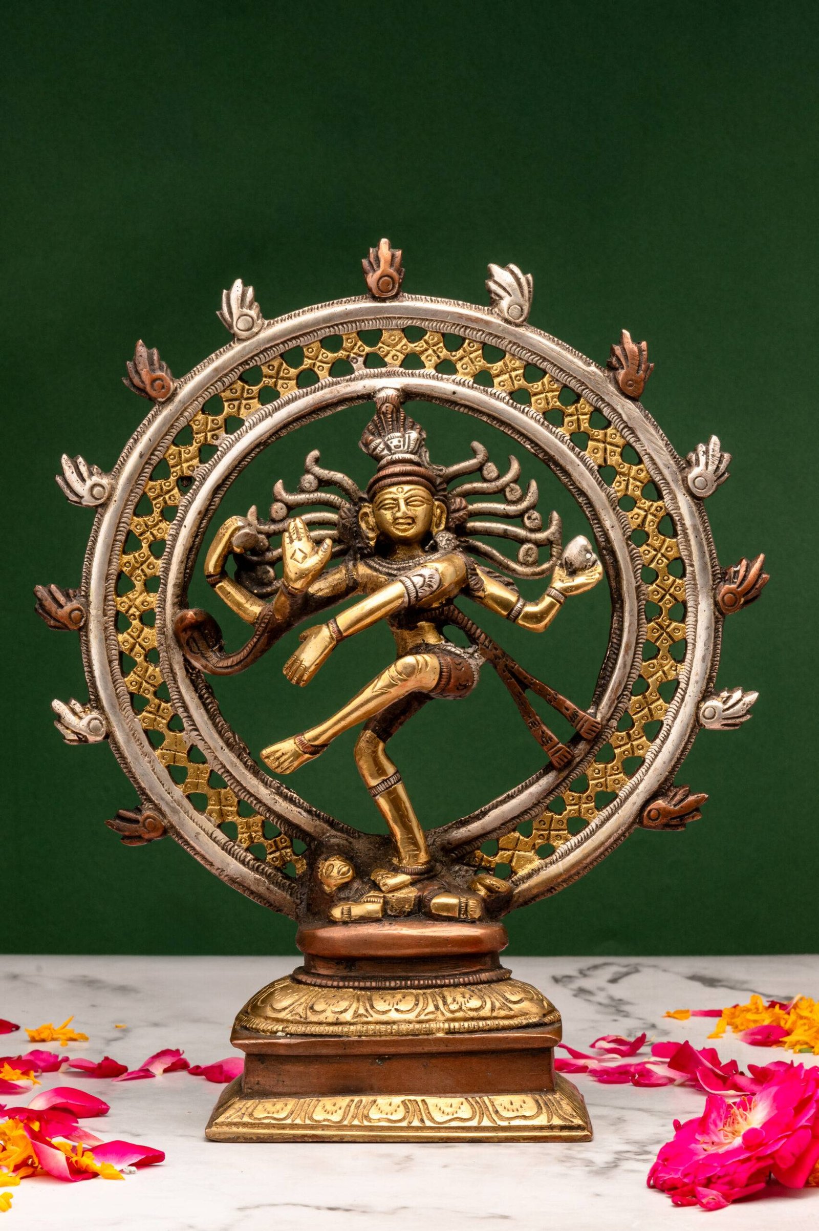 brass Nataraj 376 (8) Nataraj Idol
