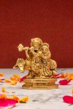 brass Radha Krishna