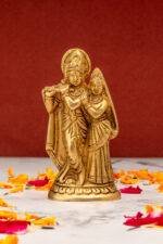 brass Radha Krishna