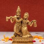 brass Radha Krishna