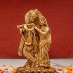 brass Radha Krishna