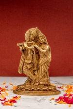 brass Radha Krishna
