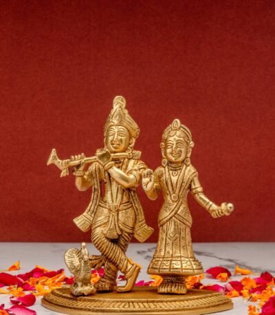 brass-Radha-Krishna