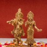 brass-Radha-Krishna