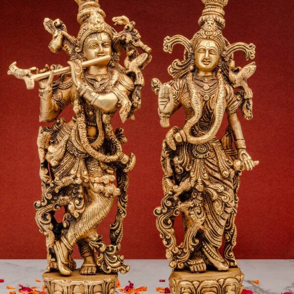 Brass Radha Krishna