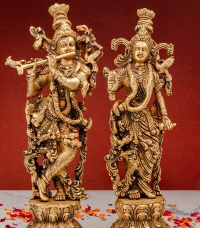Brass Radha Krishna