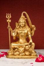 Brass Shiva