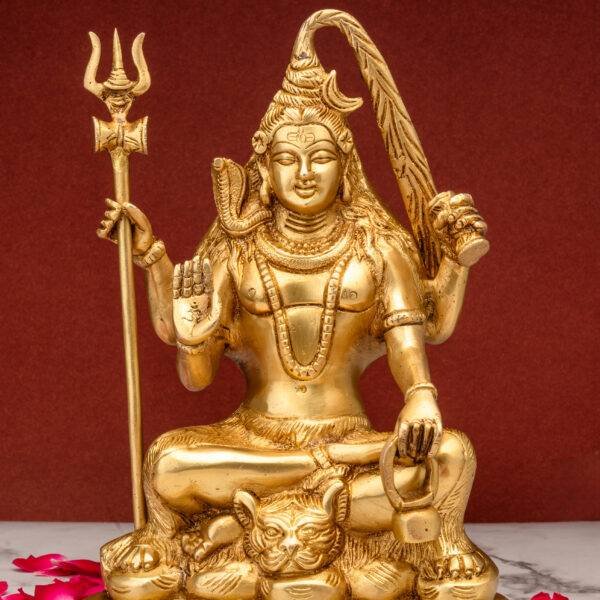 Brass Shiva